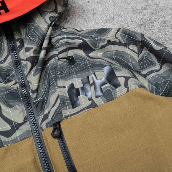 Helly Hansen Mens Ridge Shell Waterproof Ski Outdoors Winter Full Zip Jacket M - Picture 4 of 10